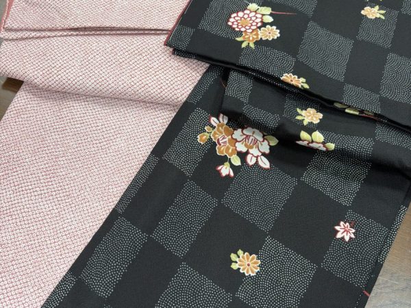 袷の着物♪洗える着物♪