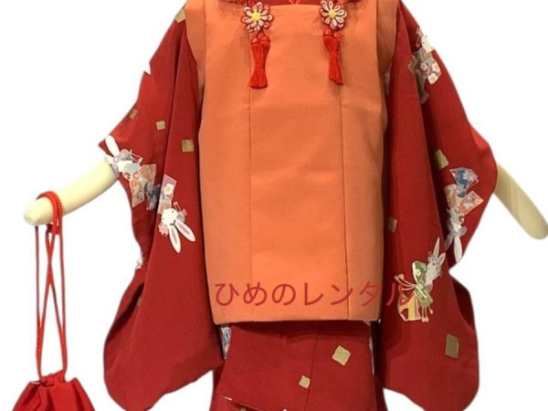 七五三 ３歳女の子のレンタルのご案内